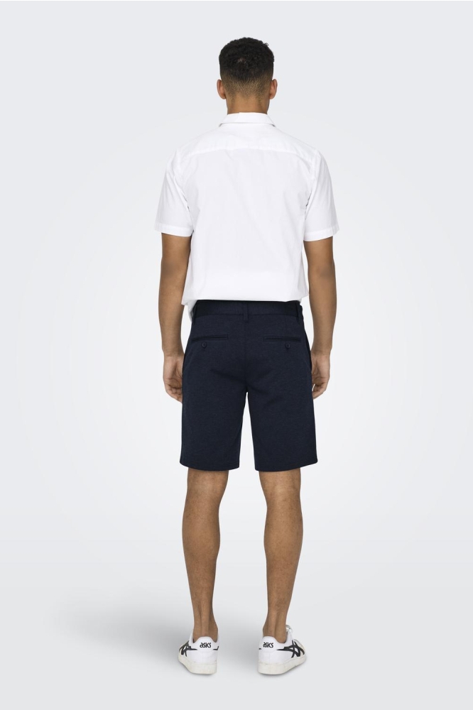 ONSMARK 0209 MELANGE SHORTS NOOS 22028247 DRESS BLUES